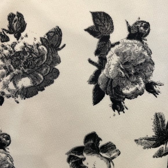 ASOS Glamorous Floral Duster Coat Black/White S - Picture 5 of 7